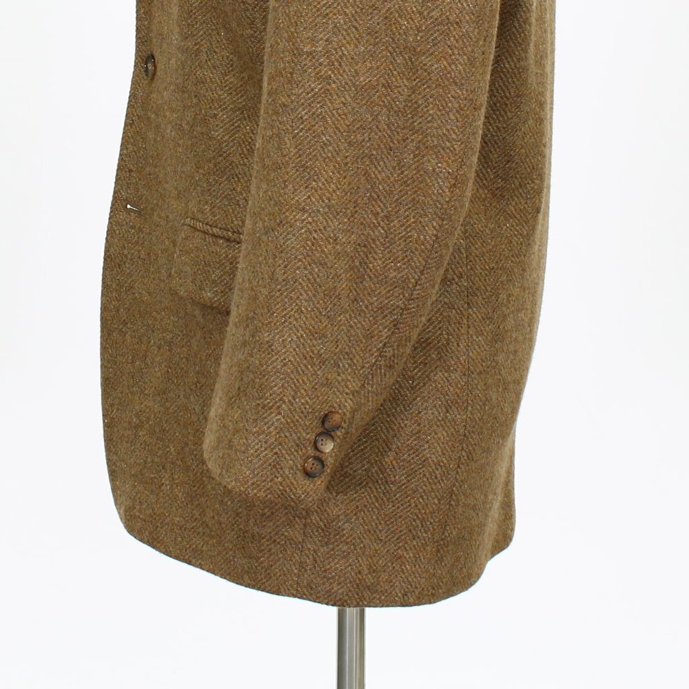 Perry Ellis 40R Brown Solid 3-Button Sport Coat Blazer Jacket V964 - Picture 6 of 11